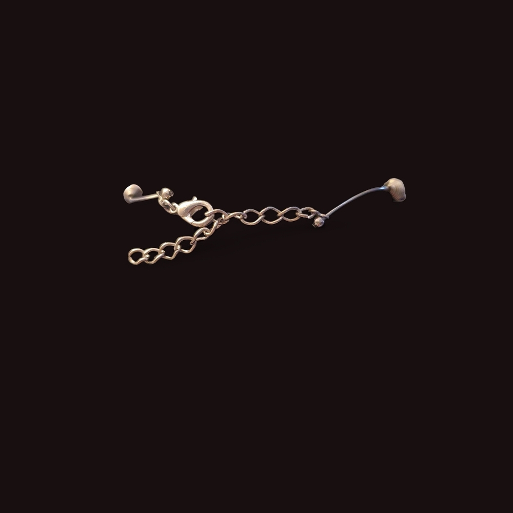 Silver Beaded Choker - Picture 2 of 2
